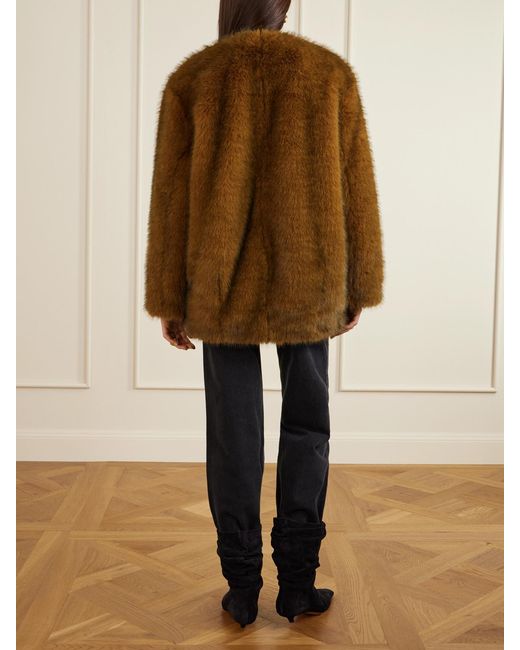 Isabel Marant Brown Aglae Plush Jacket
