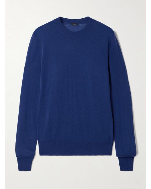 Joseph Blue Cashair Kaschmirpullover