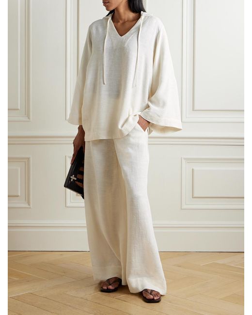 Lisa Marie Fernandez Natural Woven Tunic