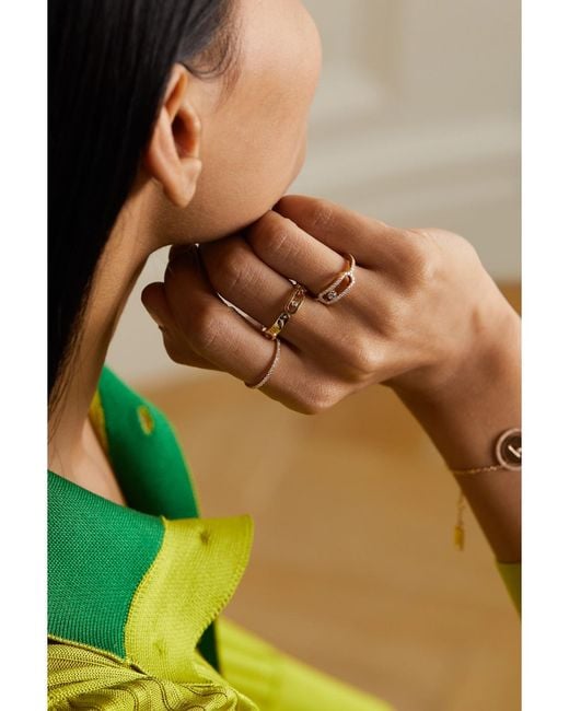 Messika Natural Move Uno 18-Karat Diamond Ring