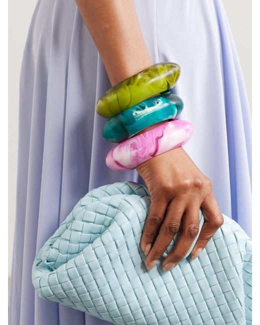 Dinosaur Designs Pink Rock Medium Set Of Two Resin Bangles
