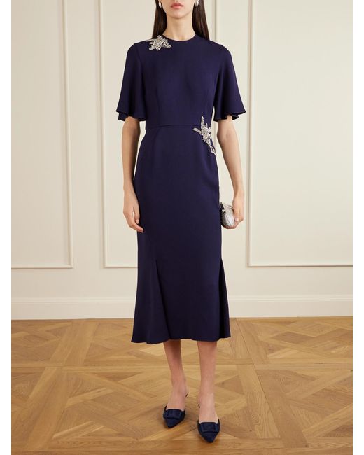 white midi dresses formal Petal and Pup Women's Clo Puff Sleeve Midi Dress