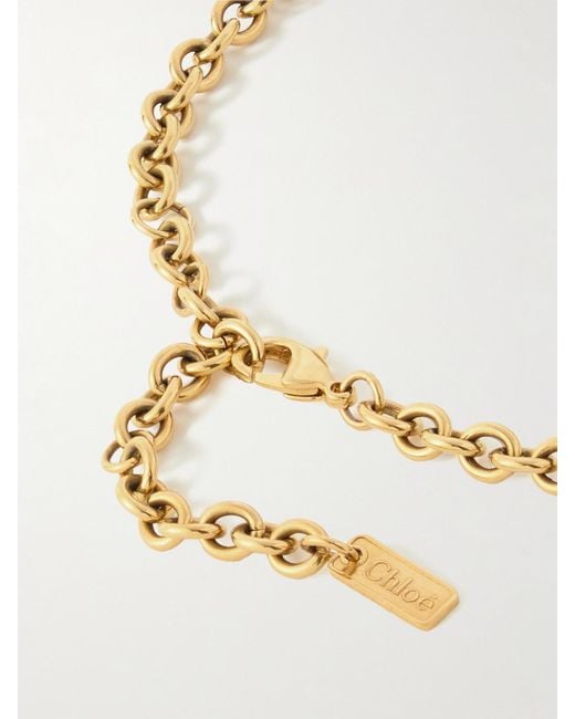 Chloé Metallic Tone Necklace
