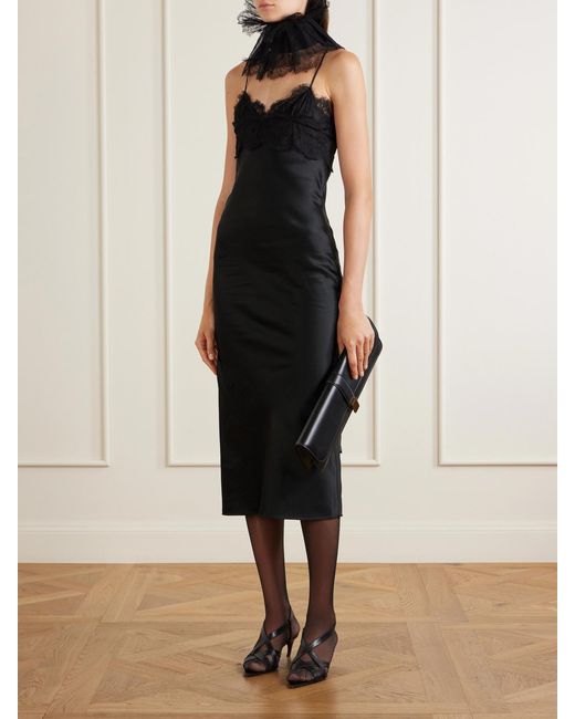 Khaite Black Blake Leather Clutch