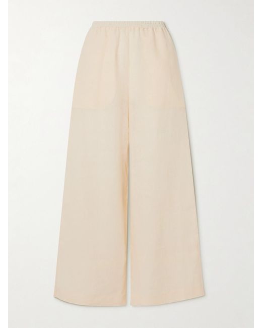 Eres Natural L'Intemporel Select Linen Wide-Leg Pants
