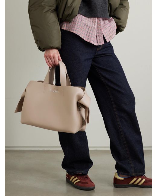 Acne Natural Musubi Knotted Leather Tote
