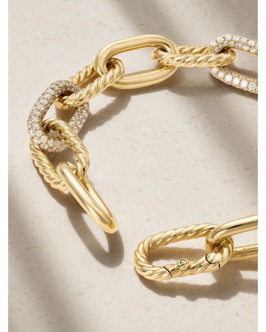 David Yurman Metallic Madison 18-Karat Diamond Bracelet