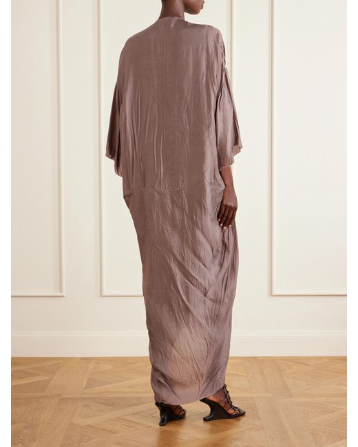 Rick Owens Purple Tommy Kite Shell Gown