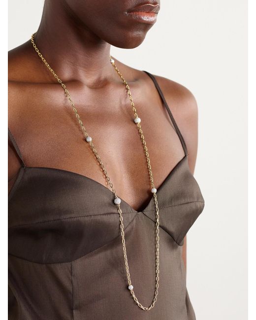 David Yurman Natural Dy Madison Rhodium-Plated 18-Karat Diamond Necklace