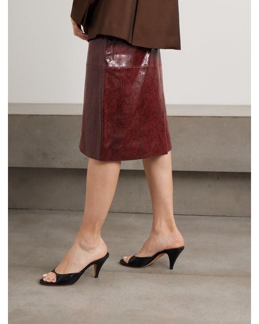 Jude Natural Haze Leather Mules