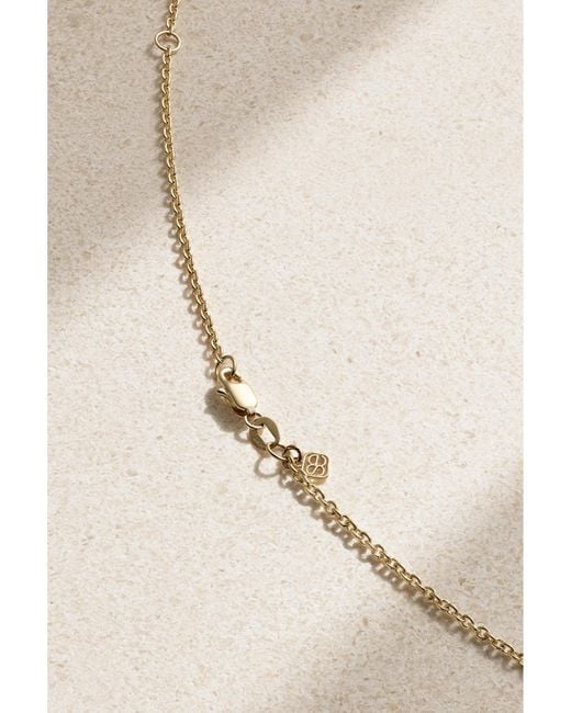 Sydney Evan Natural Large Marquis Eye And Rose 14-Karat Diamond Necklace