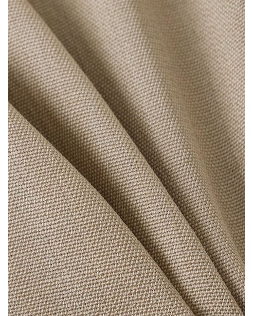 Loulou de Saison Natural Woven Polo Shirt