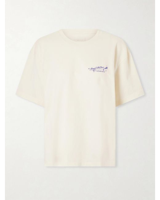 Aimé Leon Dore Natural Logo-Printed Cotton-Jersey T-Shirt
