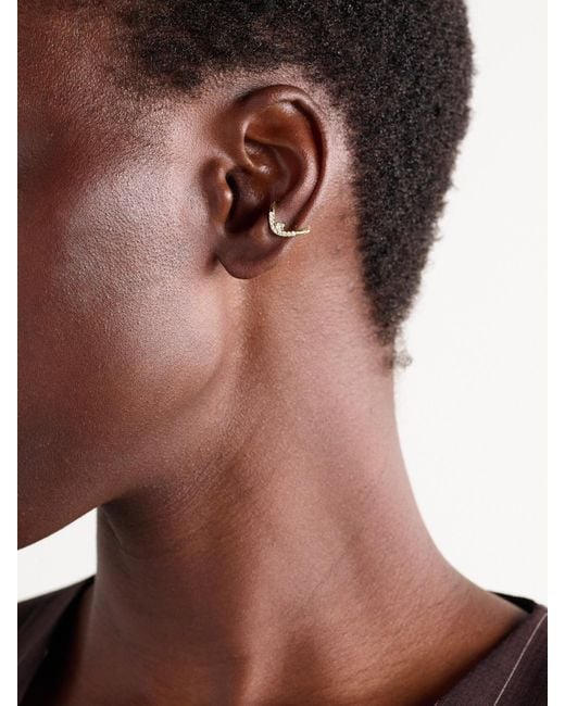 Mizuki Natural 14-Karat Diamond Ear Cuff