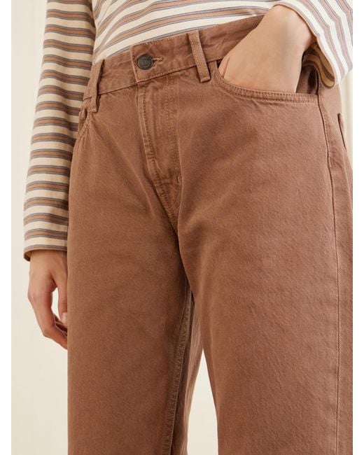 Kallmeyer Natural Adina Low-Rise Straight-Leg Jeans