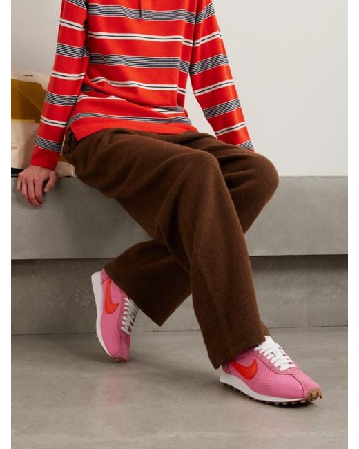 Baskets En Résille À Finitions En Cuir Et En Daim Brossé Ld-1000 Nike en coloris Pink