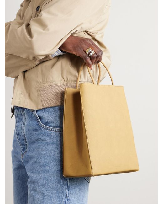 Bottega Veneta Natural The Small Bag Suede Tote