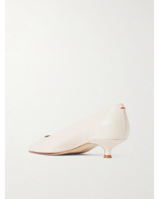 Aeyde Natural Cari Leather Pumps