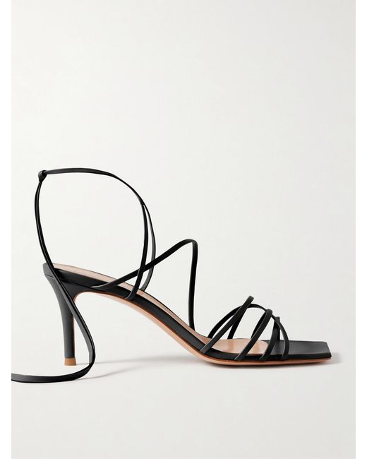 Gianvito Rossi Metallic 85 Leather Sandals