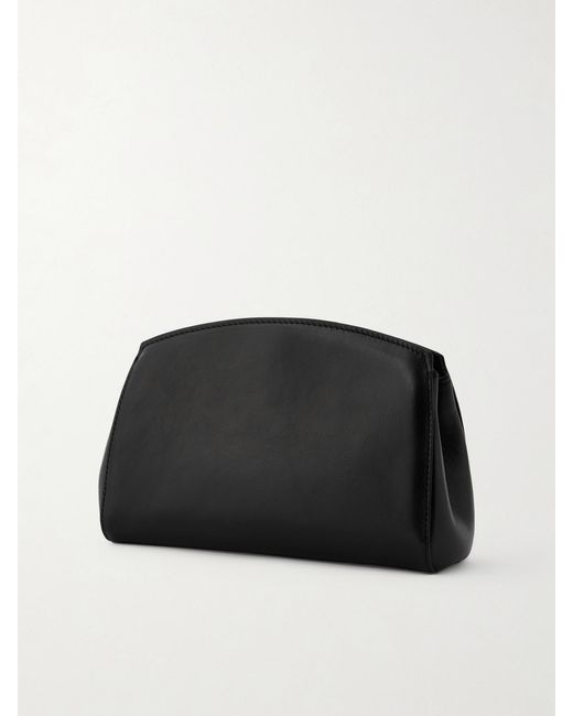 Liffner Black Leather Clutch