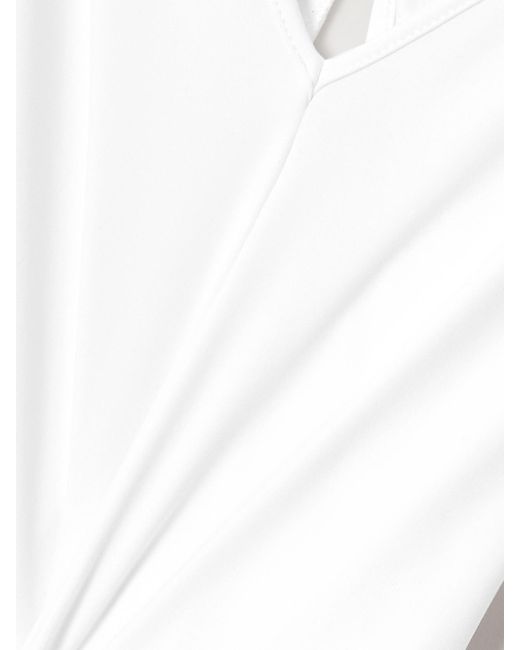 Wardrobe NYC White String-Body Aus Stretch-Jersey