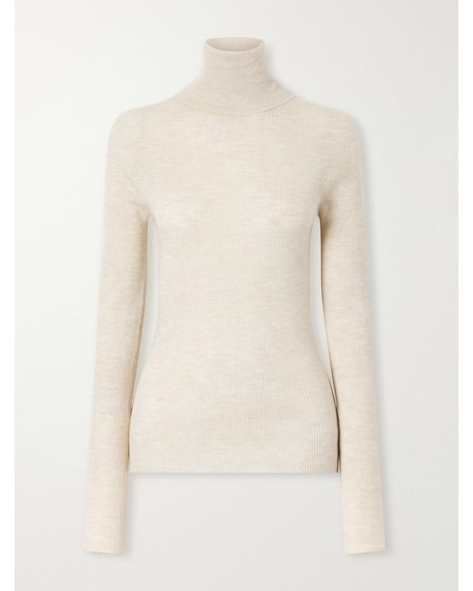 arch4 Natural Opaline Cashmere Turtleneck