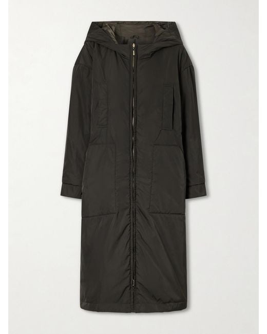 Max Mara Black Padded Shell Coat