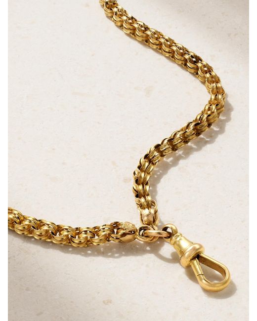 Stephanie Windsor Natural Vintage 1900S Chain Necklace