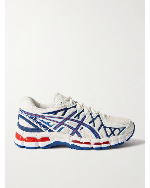 Asics Blue Gel-Kayano 20 Sneakers Aus Mesh Mit Gummibesätzen