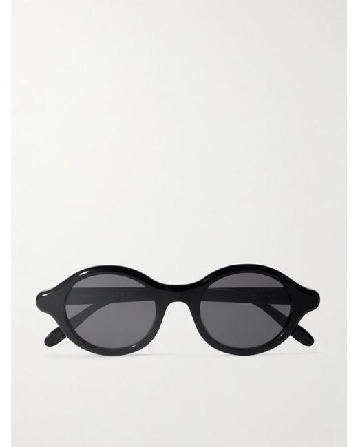 Loewe Black Round-Frame Acetate Sunglasses