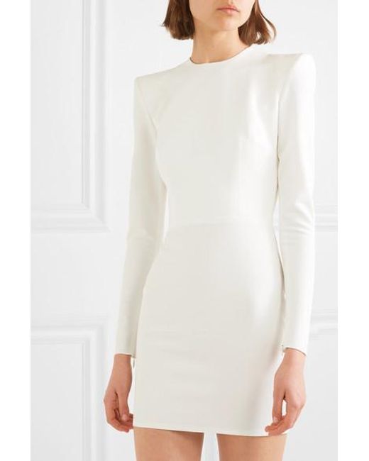 alex perry white mini dress