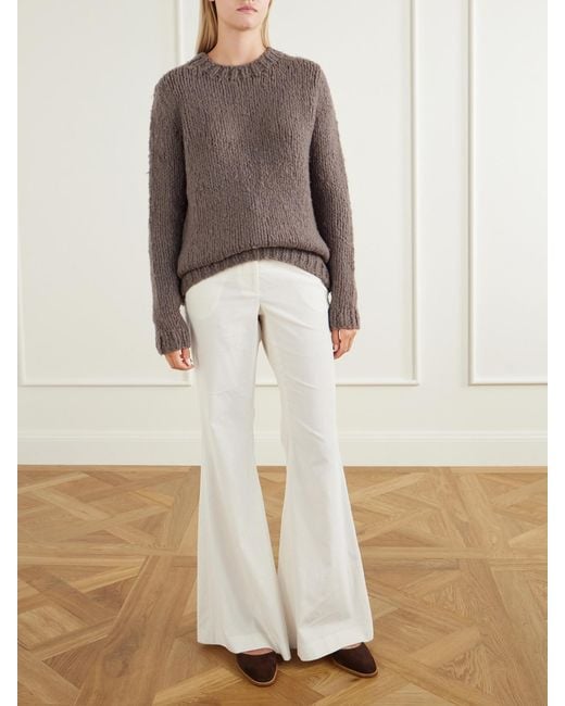 Gabriela Hearst Brown Lawrence Cashmere Sweater