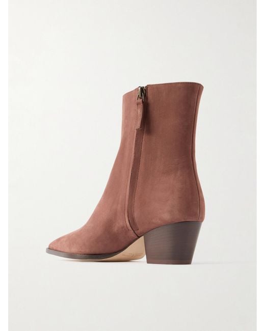 Bottines En Nubuck Aliera 50 Manolo Blahnik en coloris Brown