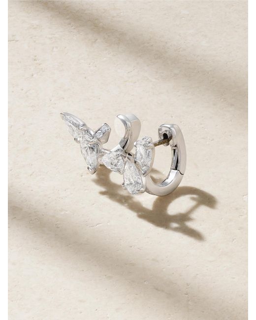 Repossi Natural Serti Sur Vide 18-Karat Diamond Ear Cuff