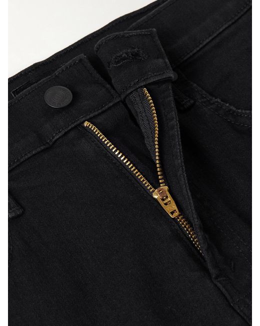 Mother Black The Insider Verkürzte, Hoch Sitzende Bootcut-Jeans
