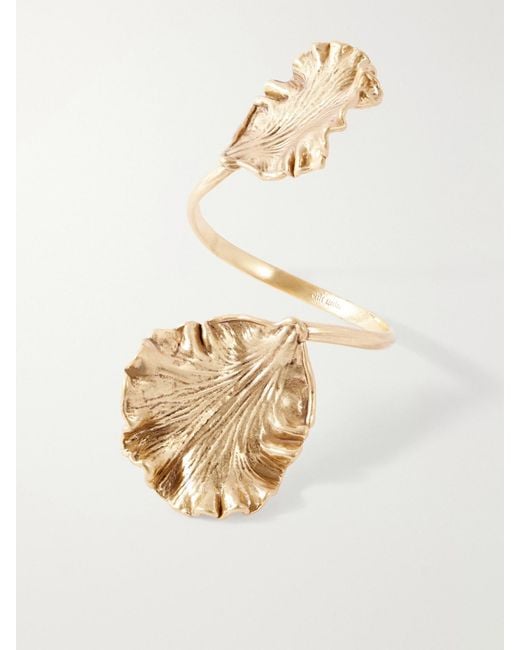 Cult Gaia White Iris-Tone Cuff