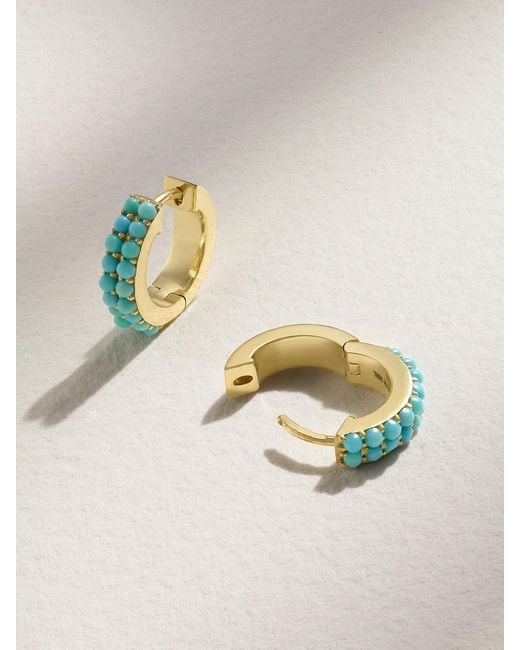 Jennifer Meyer Metallic 18-Karat Hoop Earrings