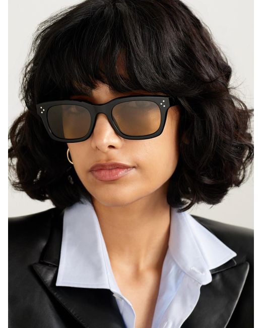 Céline Black D-Frame Acetate Sunglasses