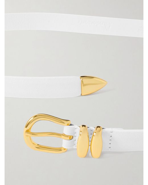 Andersons Metallic Gürtel Aus Leder