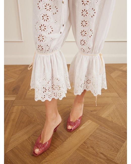 Chloé Pink Ruched Tpu Mules