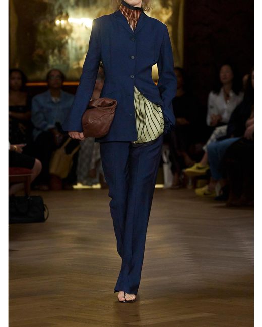 Kallmeyer Blue Charlie Woven Mid-Rise Straight-Leg Pants