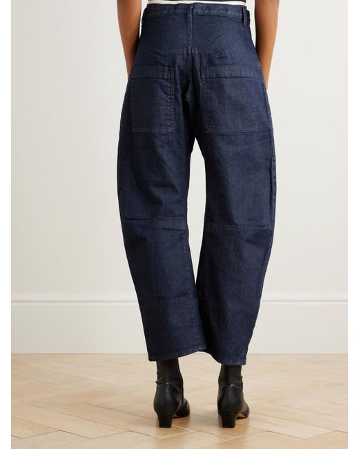 Nili Lotan Blue Shon Boyfriend Jeans