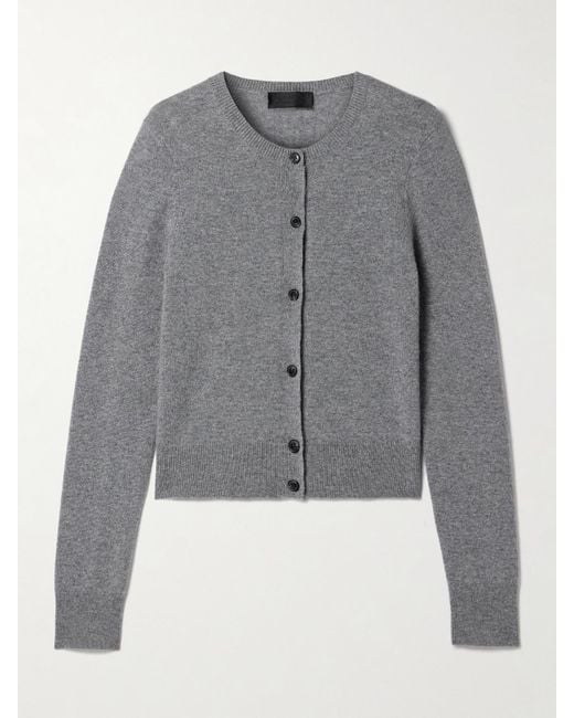 Nili Lotan Gray March Cardigan Aus Kaschmir