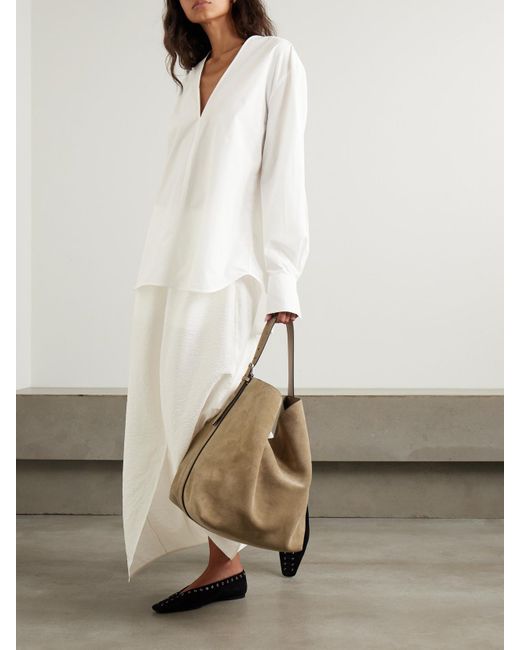 Totême  Natural Oversized-Hemd Aus Biobaumwollpopeline