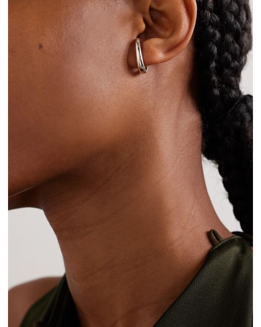 Sophie Buhai Natural Petite Noodle Hoop Earrings