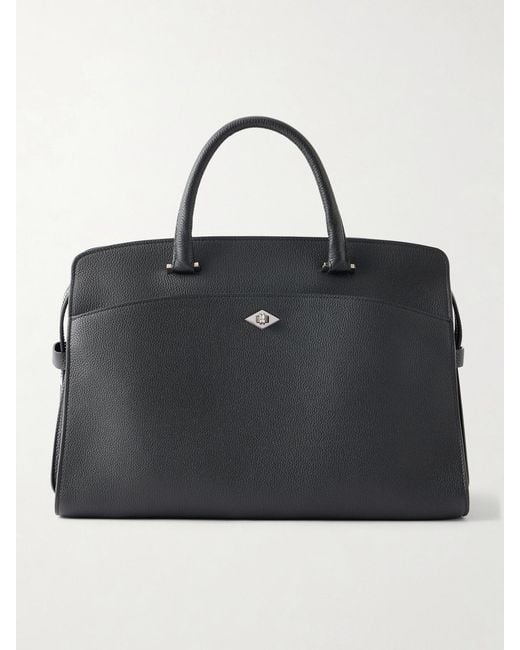 Metier Black Private Eye Textured-Leather Shoulder Bag