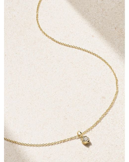 Jennifer Meyer Natural Kette Aus 18 Karat Mit Diamant