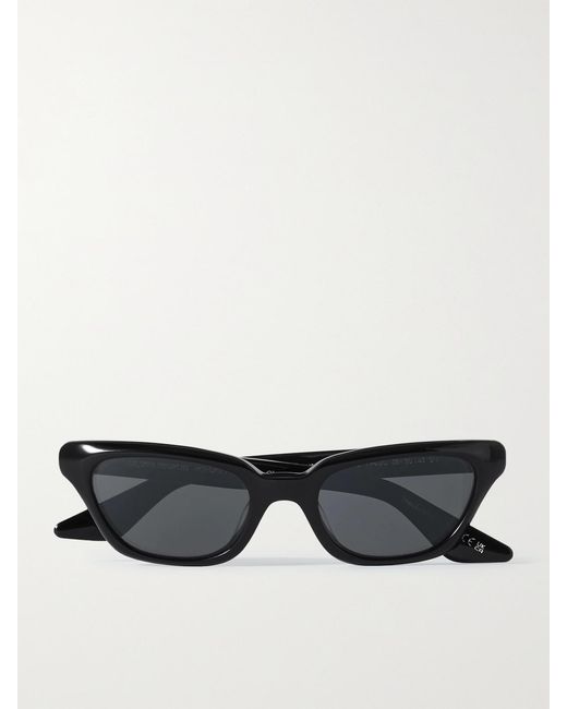 Oliver Peoples Black Khaite 1983C Cat-Eye Acetate And-Tone Sunglasses
