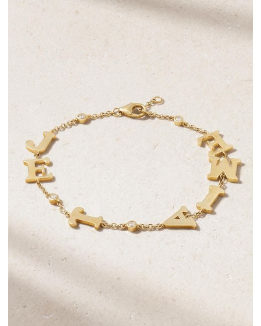 Yvonne Léon Natural Je T'Aime 9-Karat Diamond Bracelet