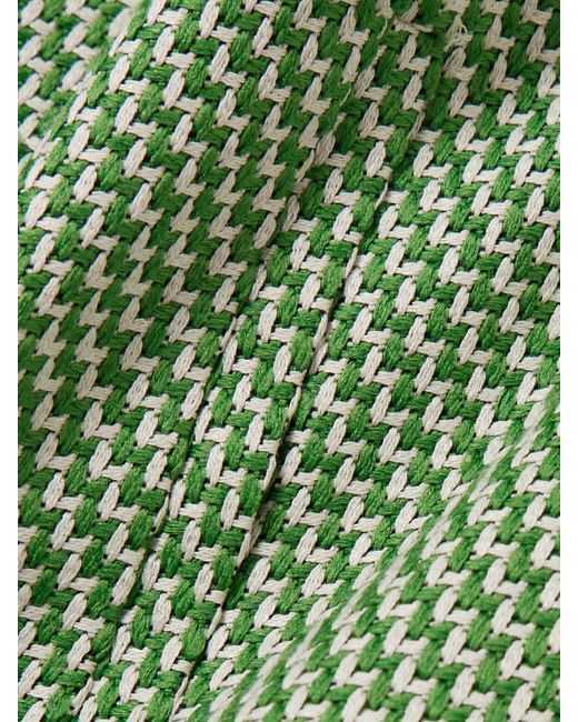Veronica Beard Green Jazmin Shorts Aus Webstoff